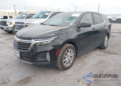 2022 Chevrolet Equinox Fwd Lt из США, поврежденный, VIN 3GNAXKEV0NL255412